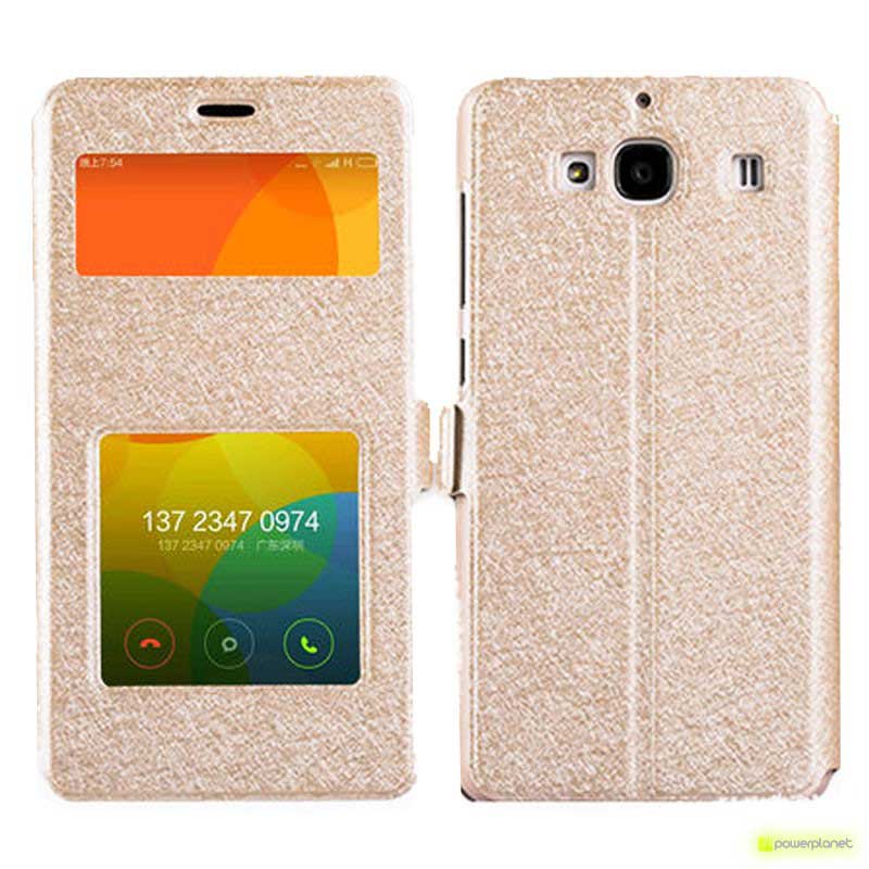 Capa tipo Livro com Janela Xiaomi Redmi 2