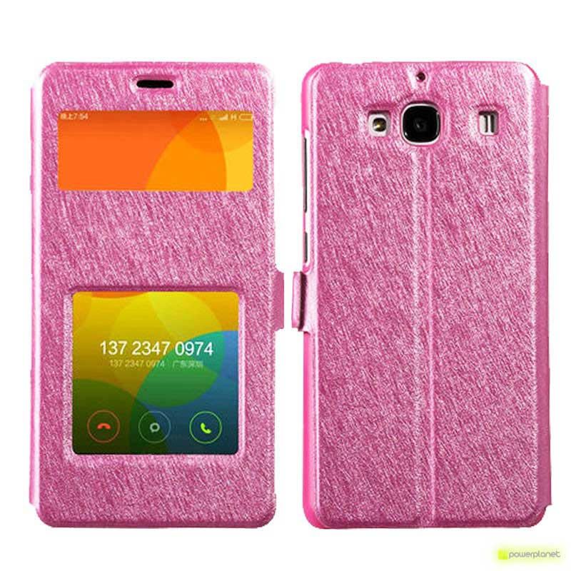 Capa tipo Livro com Janela Xiaomi Redmi 2 - Item1