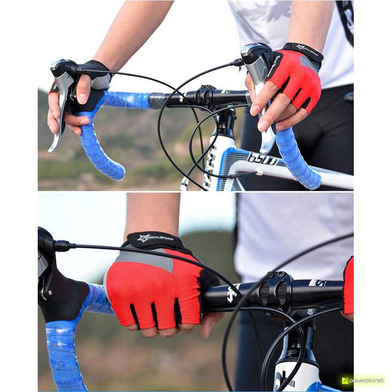 Guantes Cortos Negro Rockbros - Ítem1