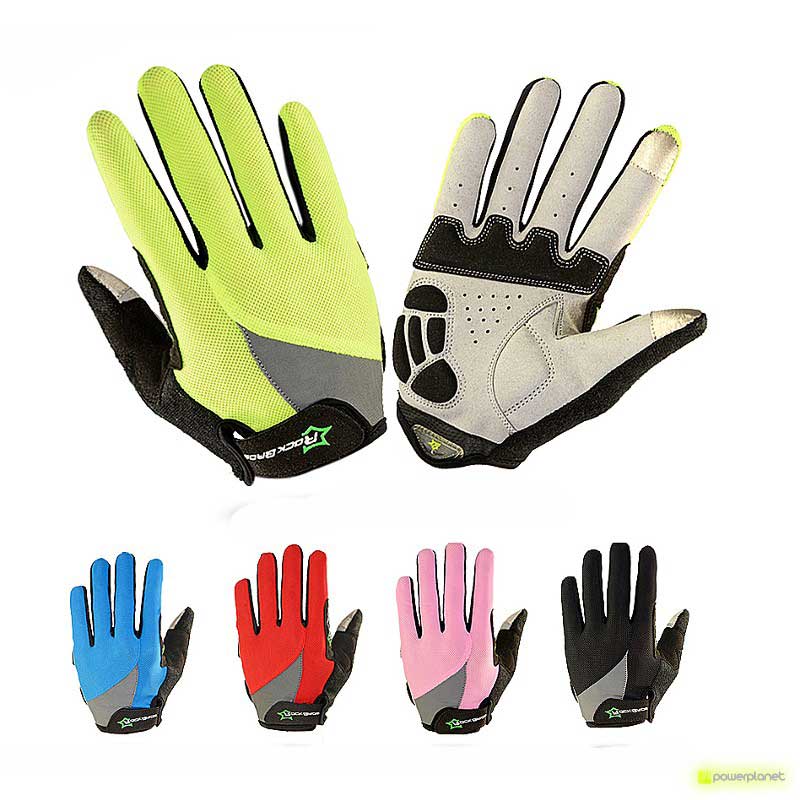 Luvas bici Rockbros Anti-Slip Azul - Item1