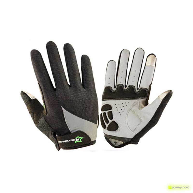Luvas bici Rockbros Anti-Slip Azul - Item2