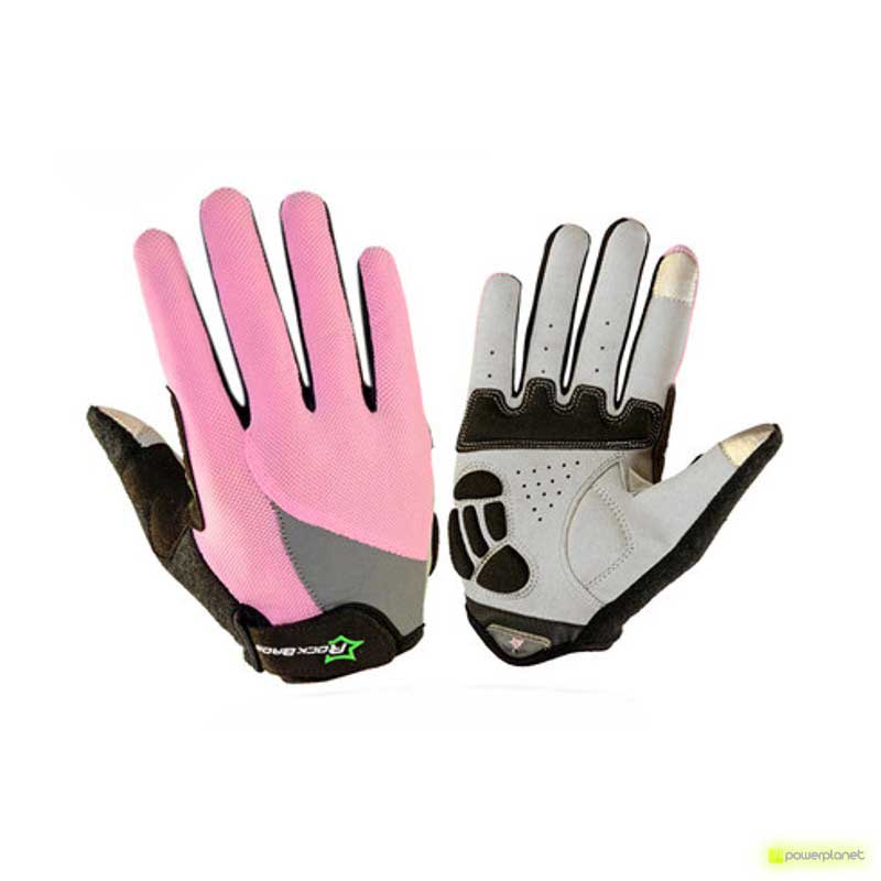 Guantes Bici Rockbros Antideslizante Negro - Ítem4
