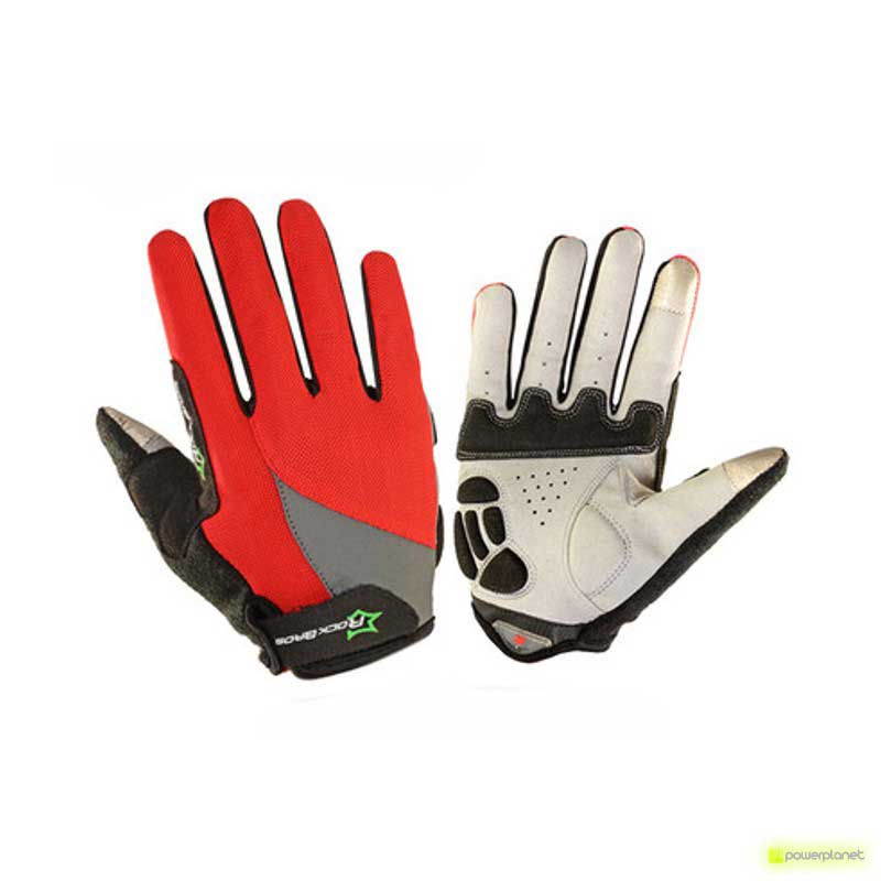 Guantes Bici Rockbros Antideslizante Negro - Ítem5