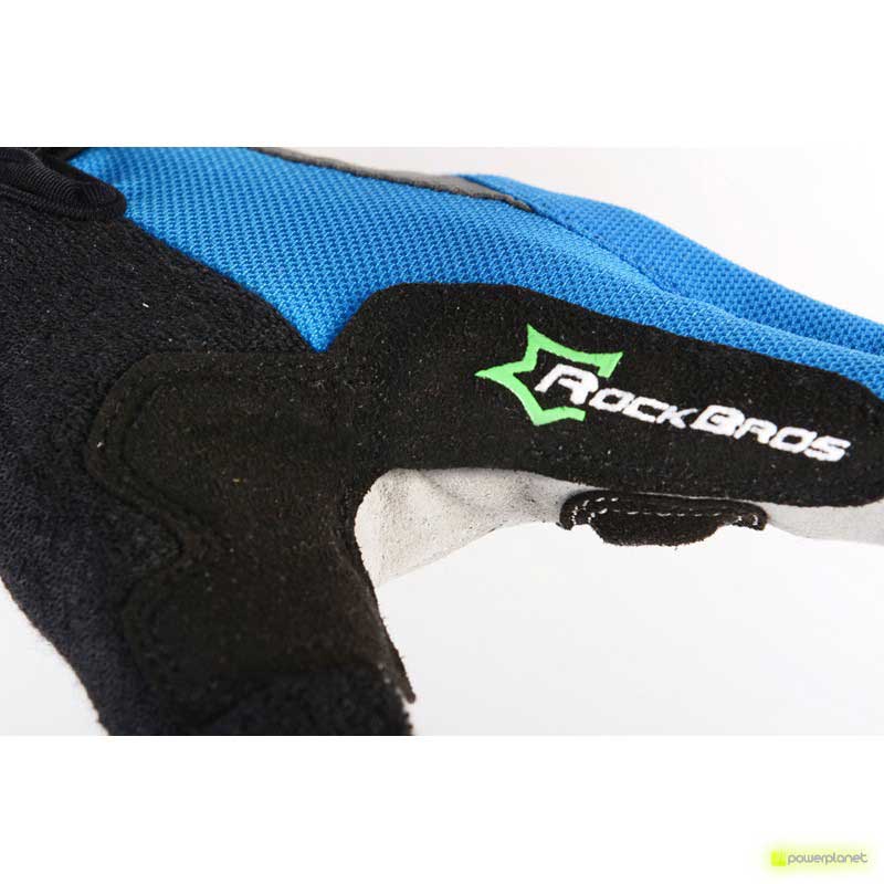 Luvas bici Rockbros Anti-Slip Azul - Item6