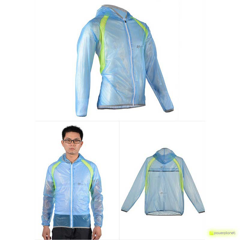 Jaqueta impermeável Azul Rockbros - Item8