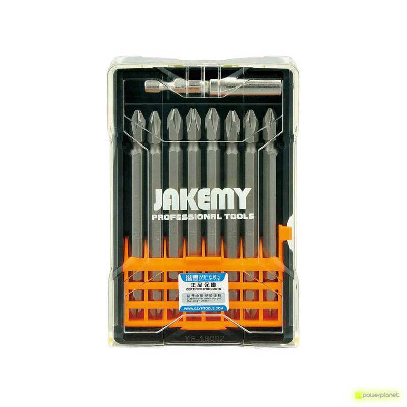 Jakemy JM-TP025 9 pcs Cross Bit Set 100 mm PH2
