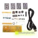 Kit DIY relógio LED 4 Dígitos - Item