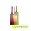 Lámpara Colgante Tipo Botella con Colores - Ítem