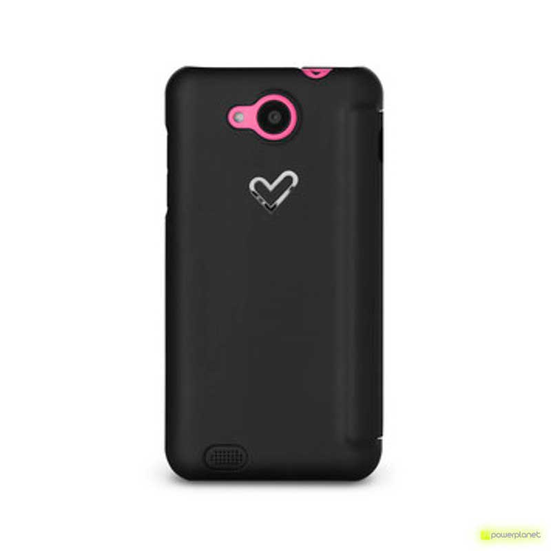 Caso tipo livro Energy Phone Colors Preto - Item1