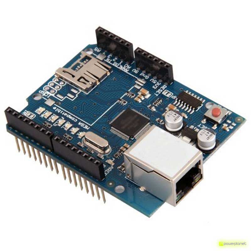 Modulo Ethernet Shield con ranura Micro-SD Para Arduino - Ítem1