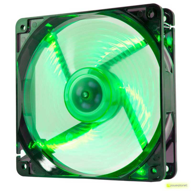 Ventilador Caja NOX Cool Fan 12cm LED Verde