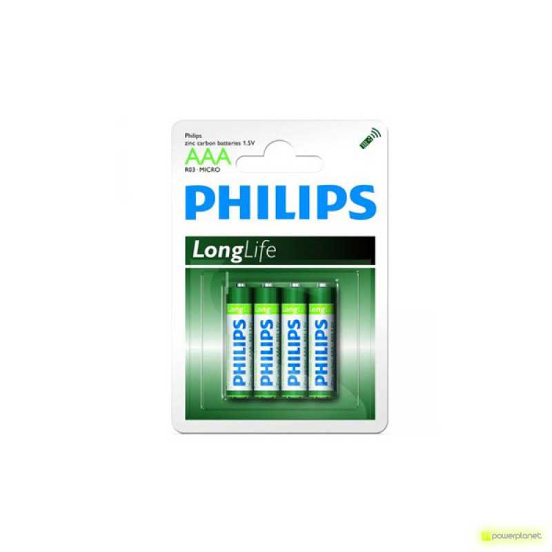 Pilas Alcalinas Philips LongLife AAA R03