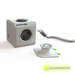 PowerCube Extended USB 4 tomas + 2 puertos USB + Cable 3m - Ítem1