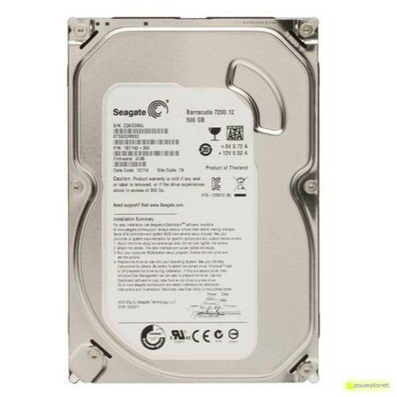Disco Rigido Seagate Barracuda 500GB SATA3 3.5