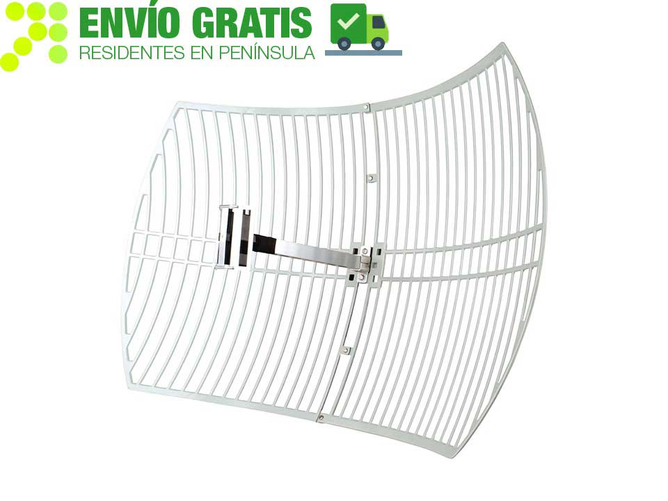 TP-LINK TL-ANT2424B Antena parabólica de rejilla de 24 dBi a 2,4 GHz