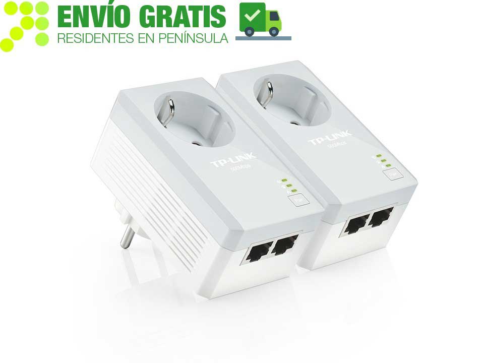 TP-Link TL-PA4020PKIT Starter Kit AV500 Powerline Adapters 2-port with built-in plug - Item