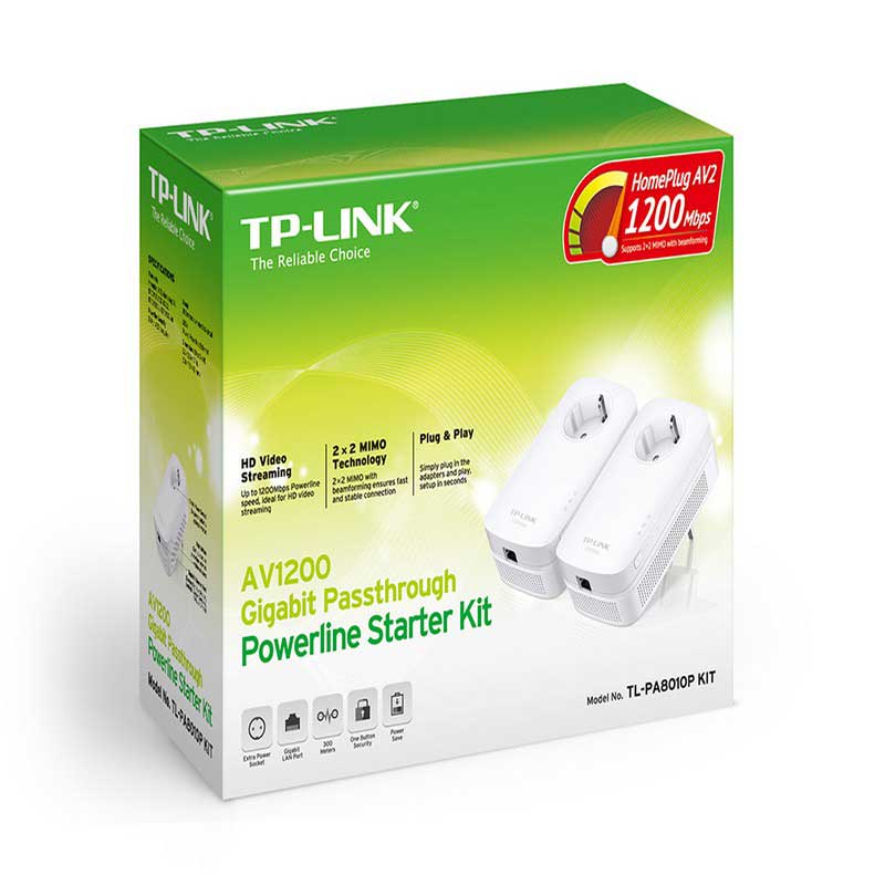 TP-Link TL-PA8010P KIT Powerline Passthrough Starter Kit Gigabit AV1200 - Item2