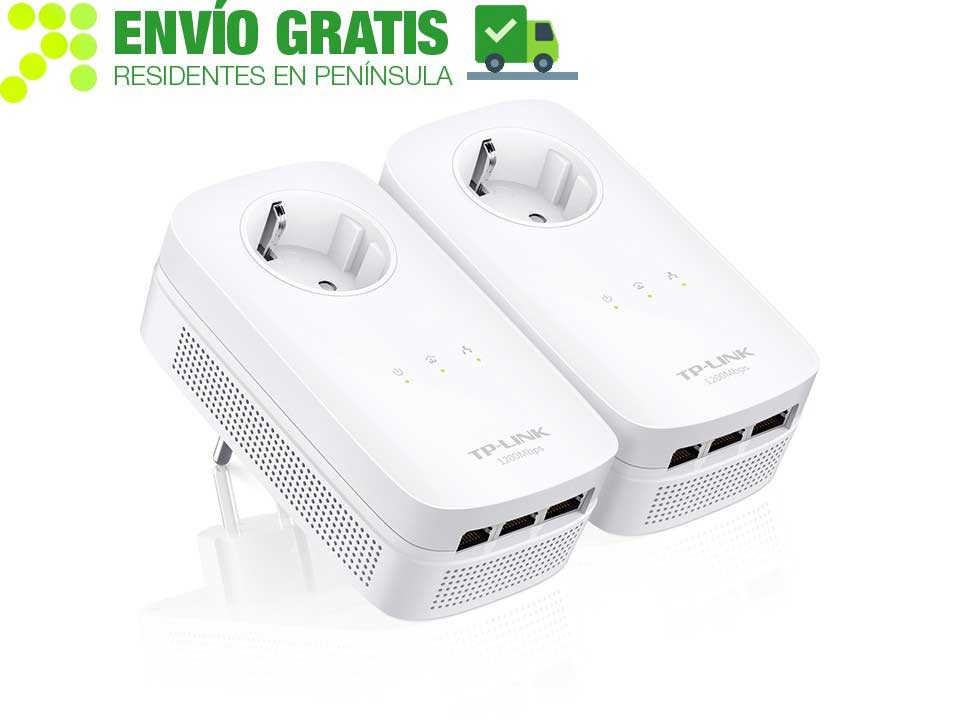 TP-LINK TL-PA8030PKIT Kit de Inicio Powerline AV1200 con 2 puertos Gigabit y Enchufe Incorporado - Ítem