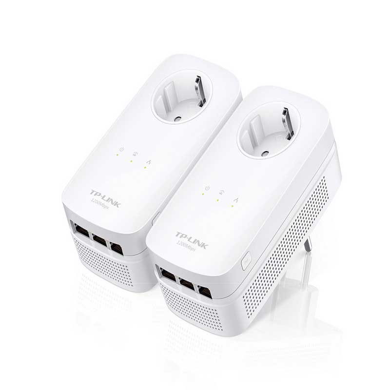 TP-LINK TL-PA8030PKIT Kit de Inicio Powerline AV1200 con 2 puertos Gigabit y Enchufe Incorporado - Ítem1