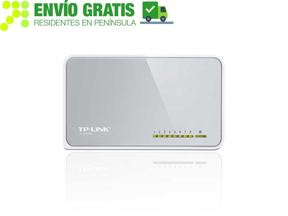 TP-LINK TL-SF1008D Switch de sobremesa con 8 puertos a 10/100 Mbps - Ítem