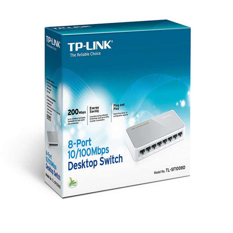 TP-LINK TL-SF1008D Switch de sobremesa con 8 puertos a 10/100 Mbps - Ítem2