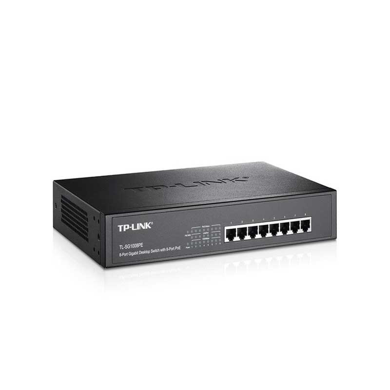 TP-LINK TL-SG1008PE Switch para sobremesa/bastidor con 8 puertos Gigabit PoE - Ítem1