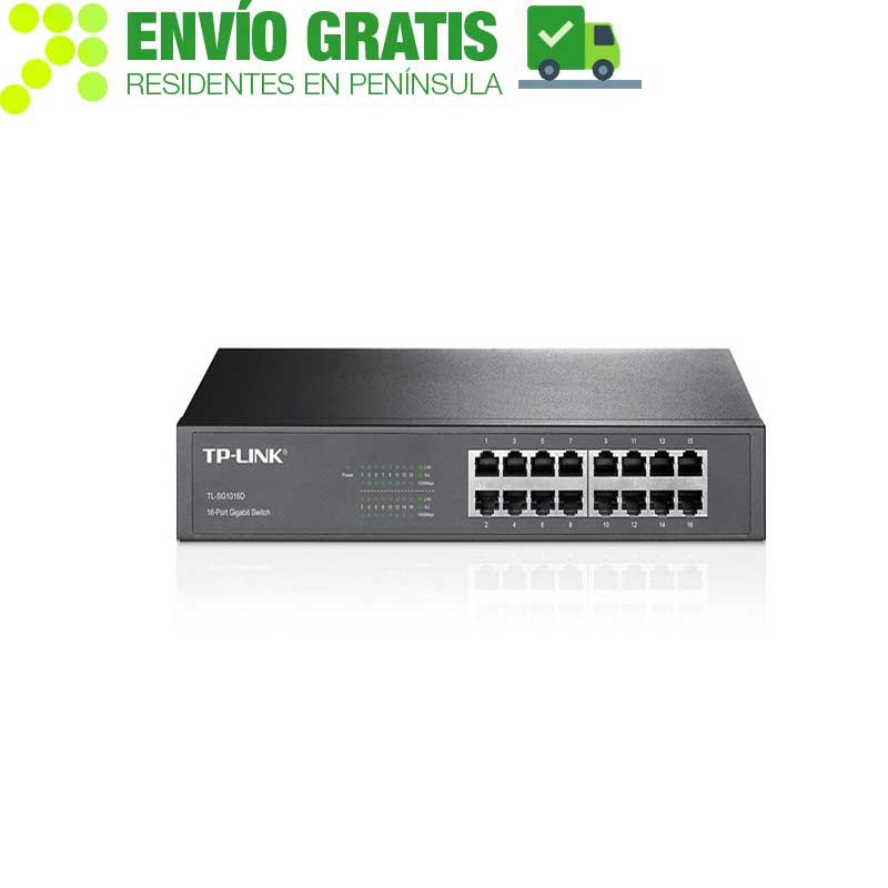 TP-Link TL-SG1016D Gigabit Switch with 16 ports - Item