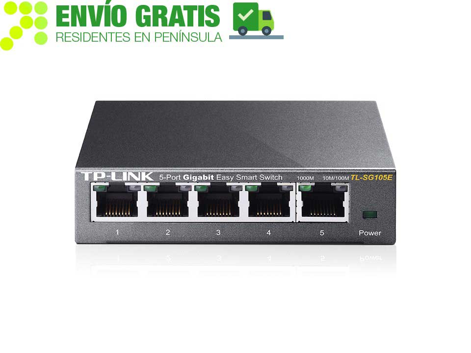TP-LINK TL-SG105E Switch Easy Smart de 5 puertos Gigabit