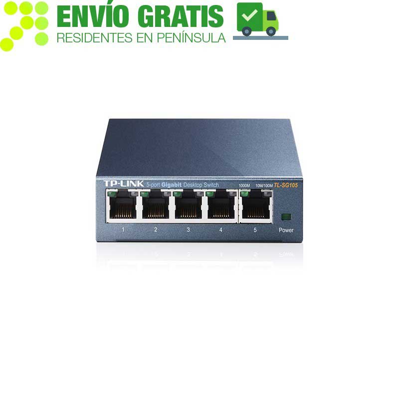 TP-Link TL-SG105 for Desktop Switch 5-port 10/100/1000 Mbps - Item