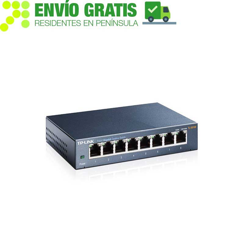 TP-LINK TL-SG108 Switch para sobremesa con 8 puertos a 10/100/1000 Mbps - Ítem