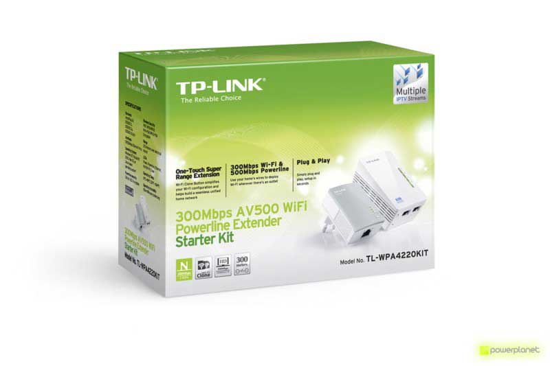 TP-LINK TL-WPA4220 Extensor Powerline WiFi AV500 a 300 Mbps - Ítem7