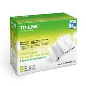 TP-LINK TL-WPA4220T KIT Kit Powerline Extensor Universal de Cobertura Wi-Fi AV500, 2 Puertos Ethernet - Ítem1