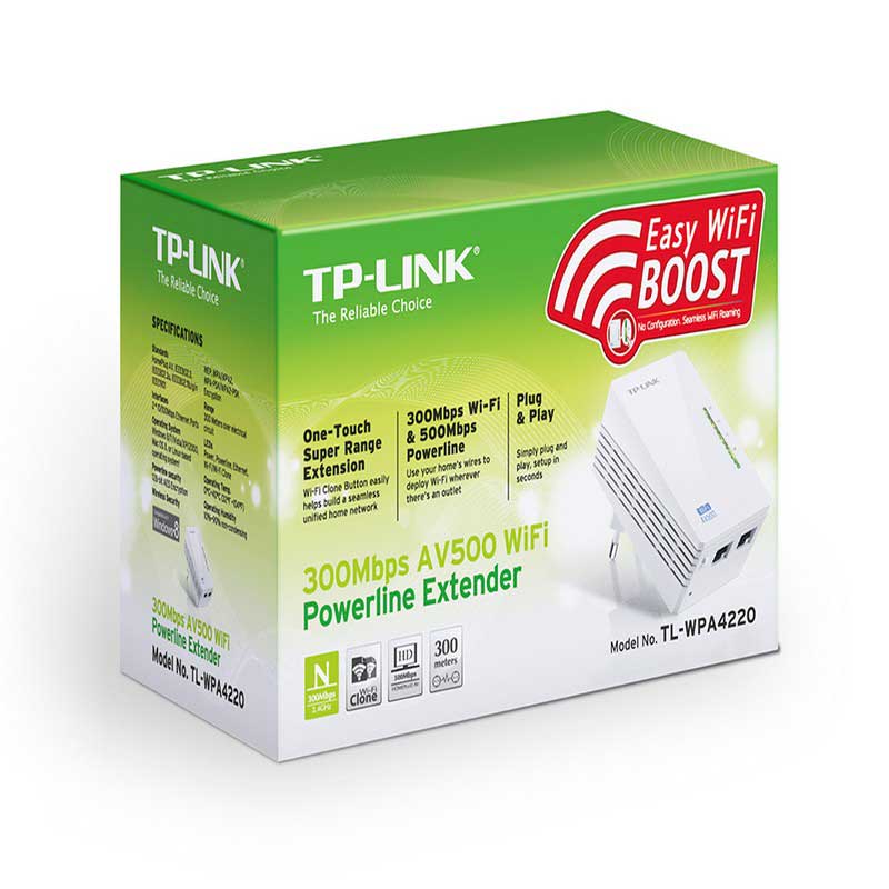 TP-LINK TL-WPA4220 Extensor Powerline WiFi AV500 a 300 Mbps - Ítem5