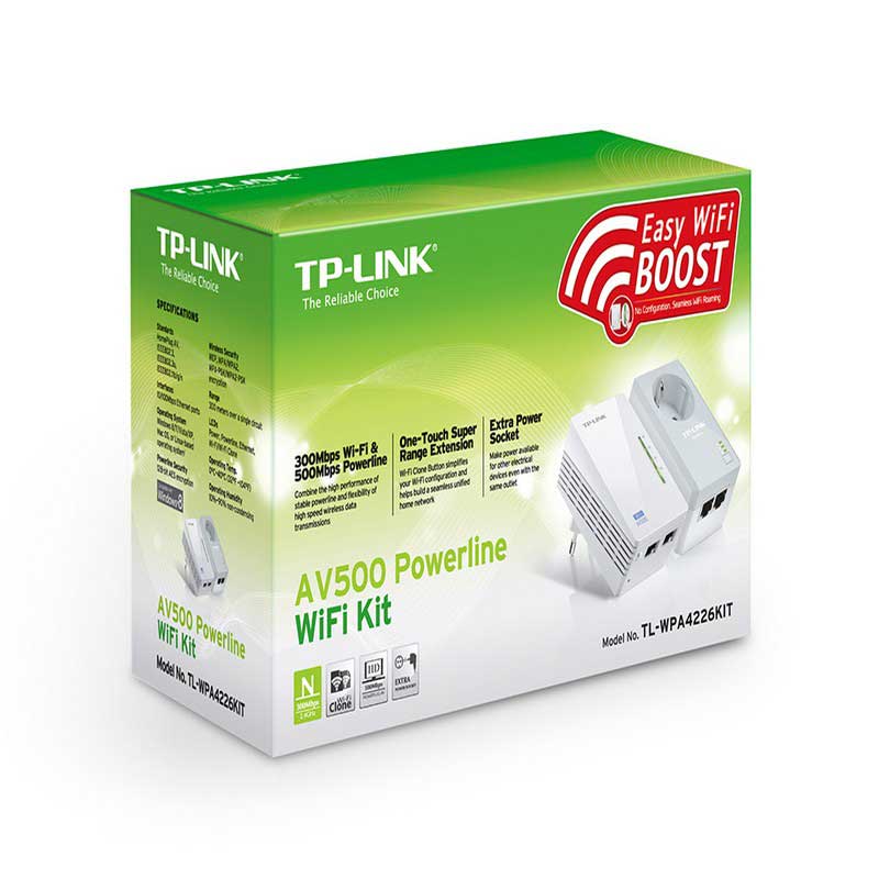 TP-LINK TL-WPA4226KIT Kit Extensor Powerline WiFi AV500 - Ítem1