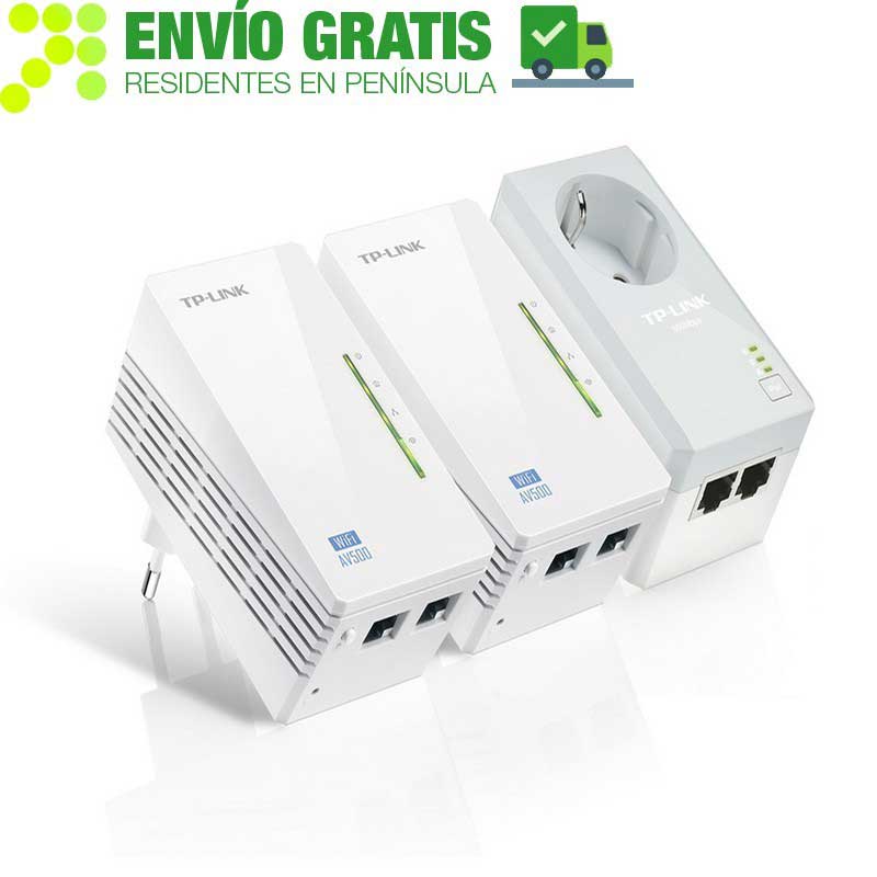 TP-Link TL-WPA4226T WiFi AV500 Powerline Extender Kit consists of 3 devices - Item