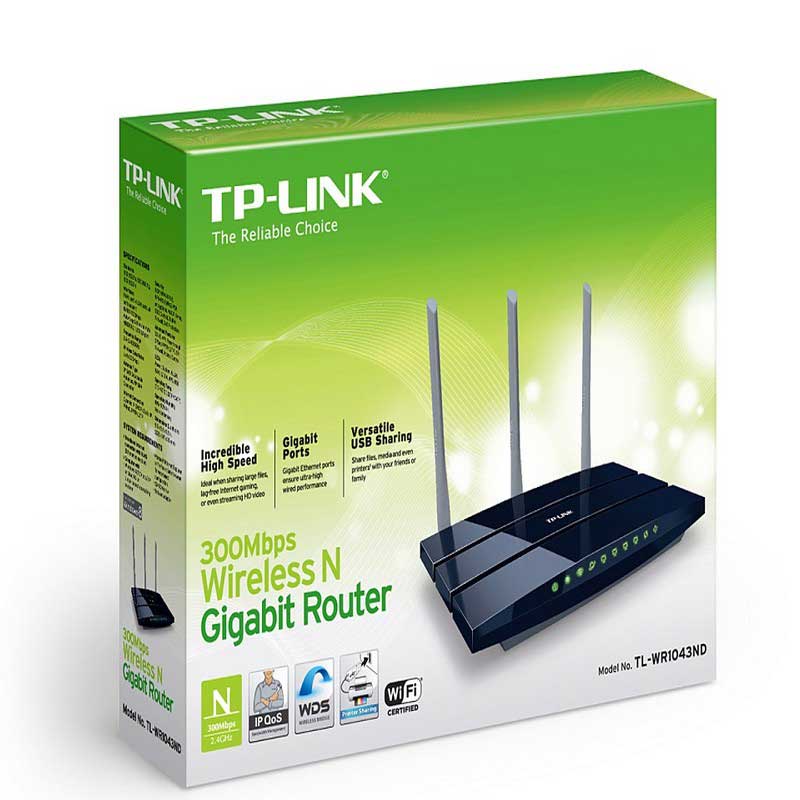 TP-Link TL-WR1043ND Wireless N Gigabit Router 450Mbps - Item4