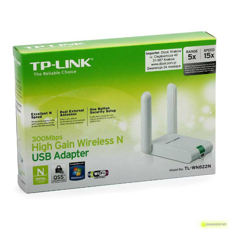 TP-Link TL-WN822N Wireless USB Adapter 300Mbps High Sensitivity - Item4