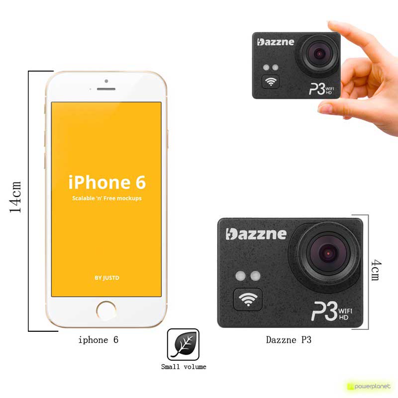 Câmera de vídeo Dazzne P3 wifi - Item6