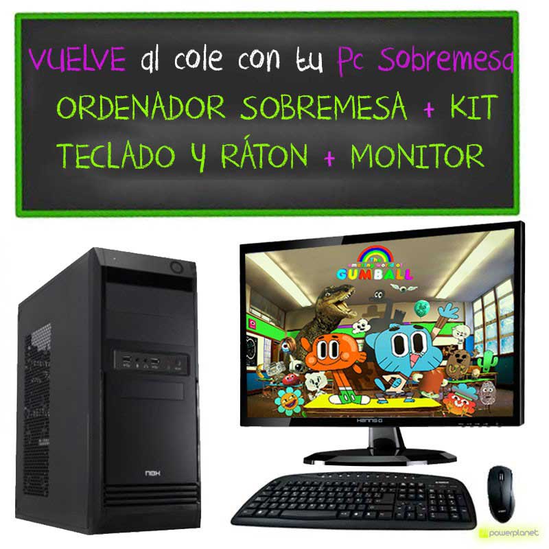 ORDENADOR SOBREMESA INTEL PENTIUM G1820 2.7GHz/4GB RAM/500 HDD