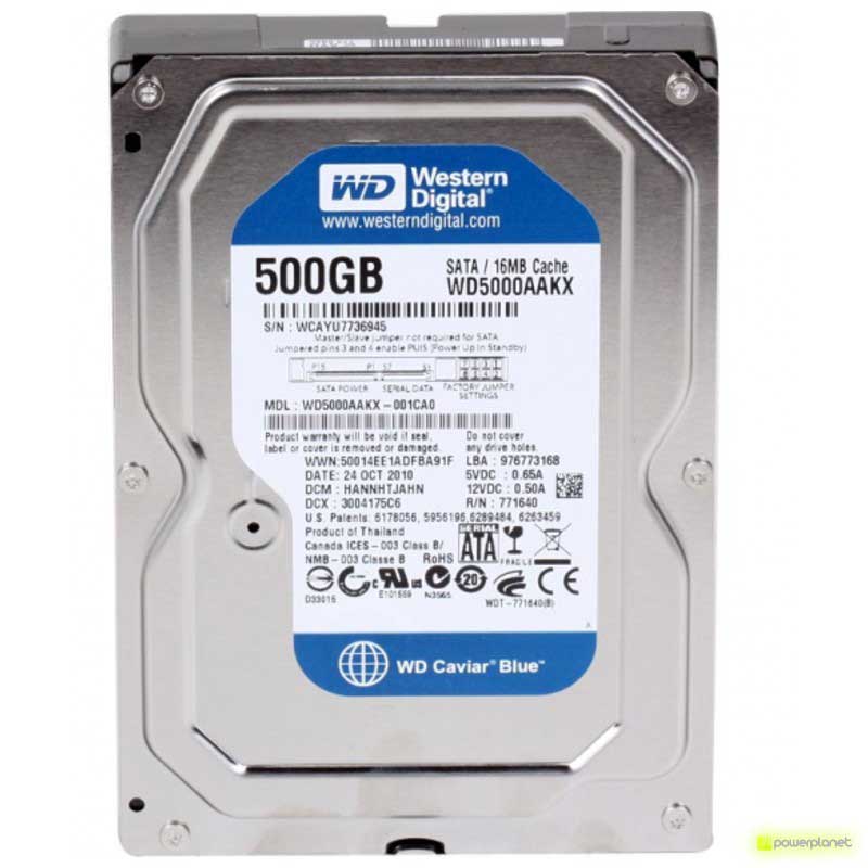 Disco Duro WD Caviar Blue 500GB SATA3 3.5