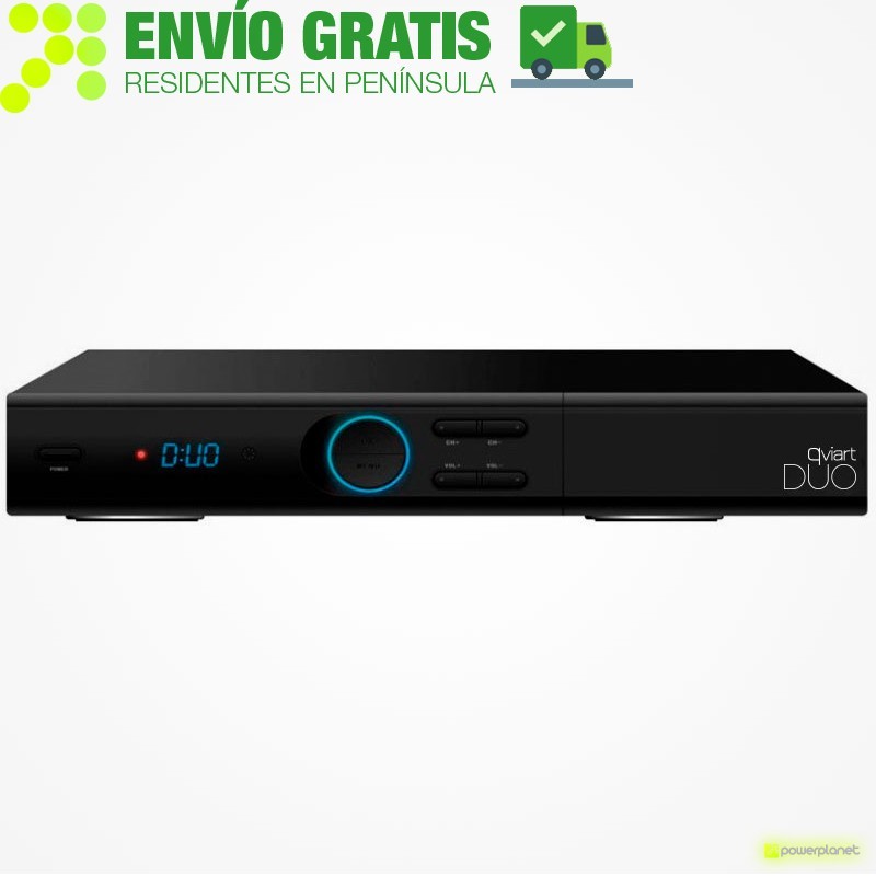 QVIART Receptor Satélite Duo Doble
