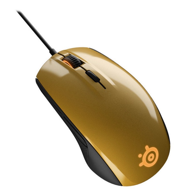 Mouse Gaming Steel Series Rival 100 Dorado