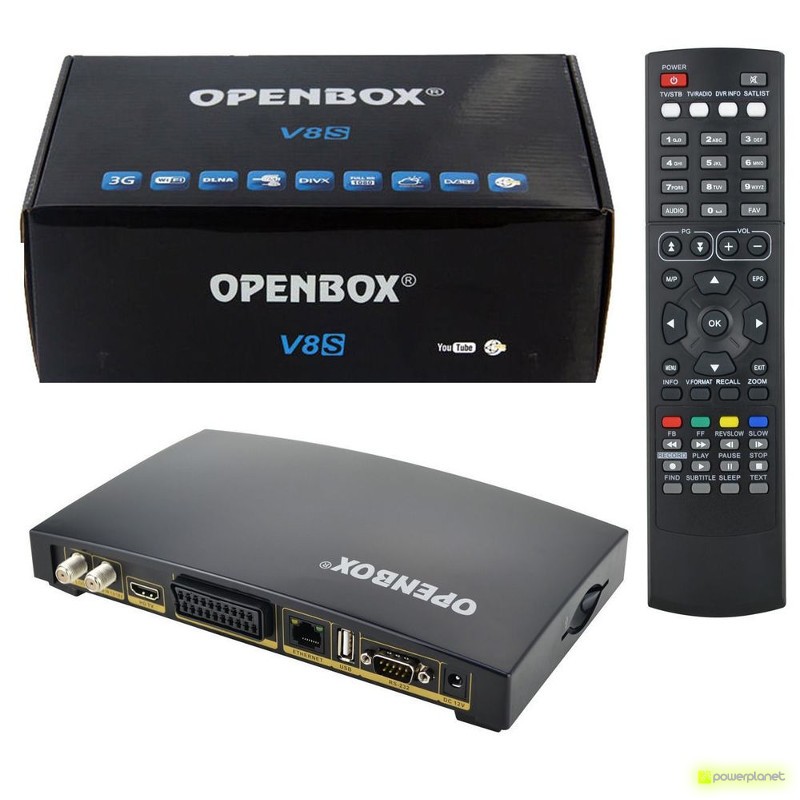 Receptor Satélite V8S IPTV - Ítem2