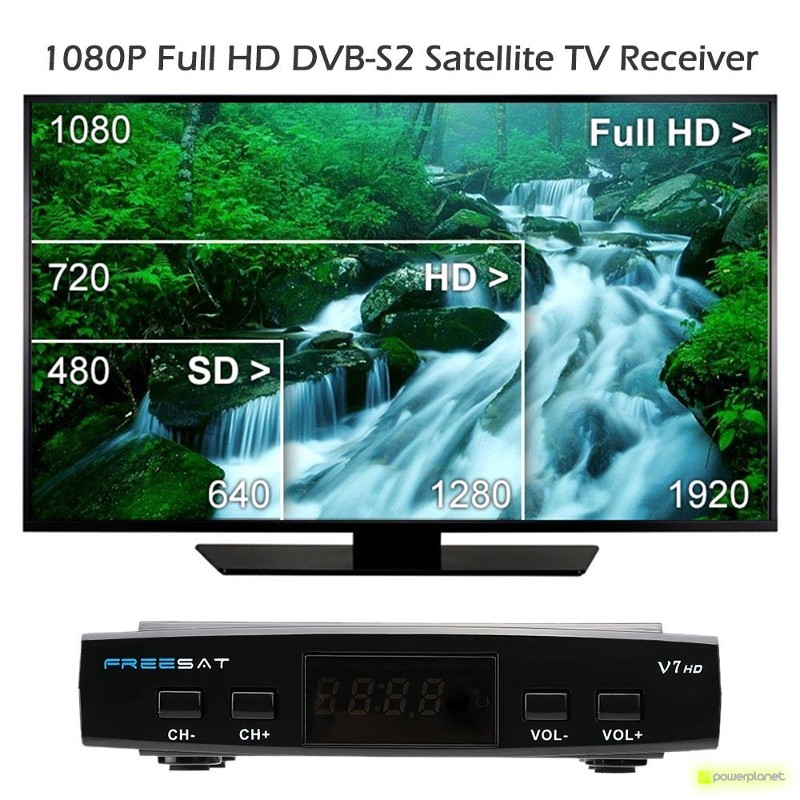 Receptor satélite Freesat V7 HD - Ítem3