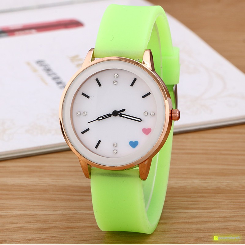 Reloj Corazón Diamantino - Ítem1
