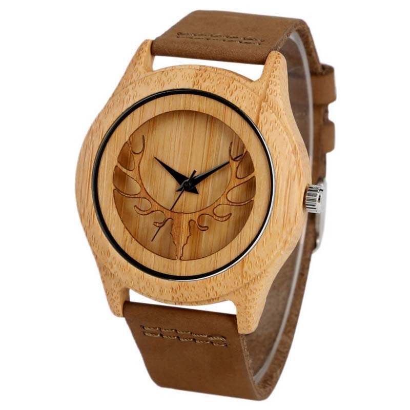 Reloj de Madera Alce