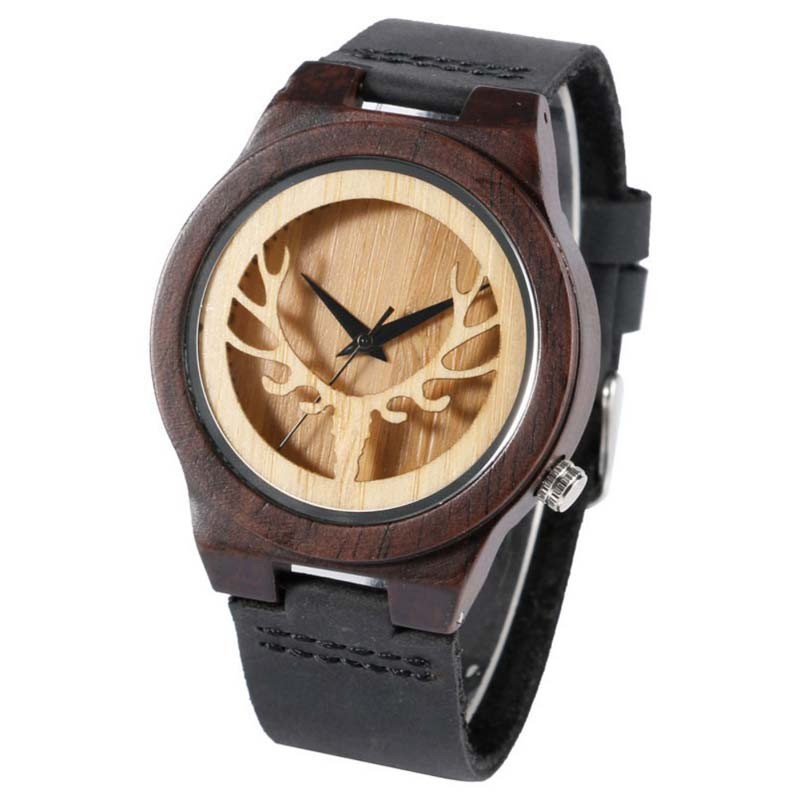 Reloj de Madera Alce - Ítem1