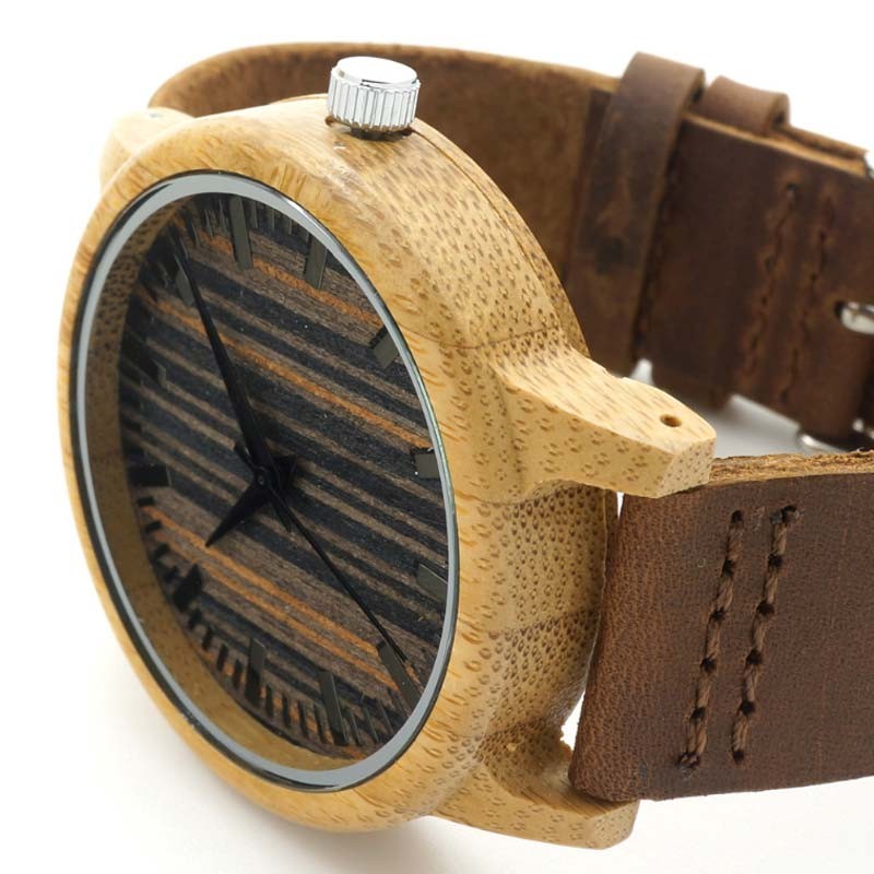 Reloj de Madera de color Avellana - Ítem3