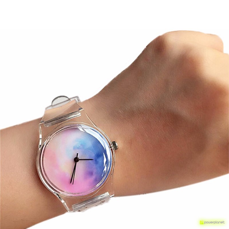 Reloj Transparente Números Romanos - Ítem1