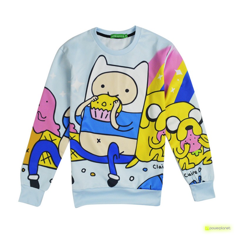 Suéter Finn the human and Jake the dog